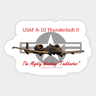 A-10 Warthog BRRRRT Sticker